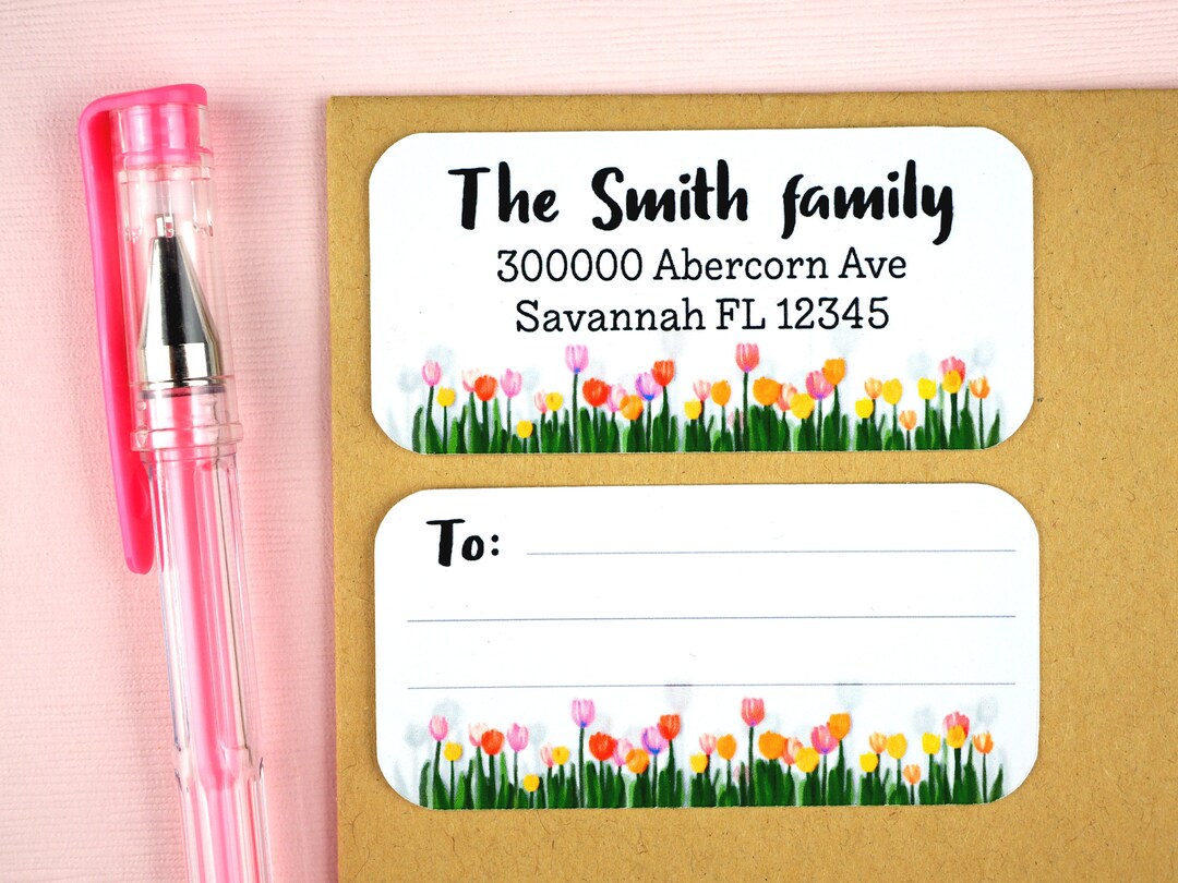 28 Custom Return Address Labels House Address Labels Return Etsy