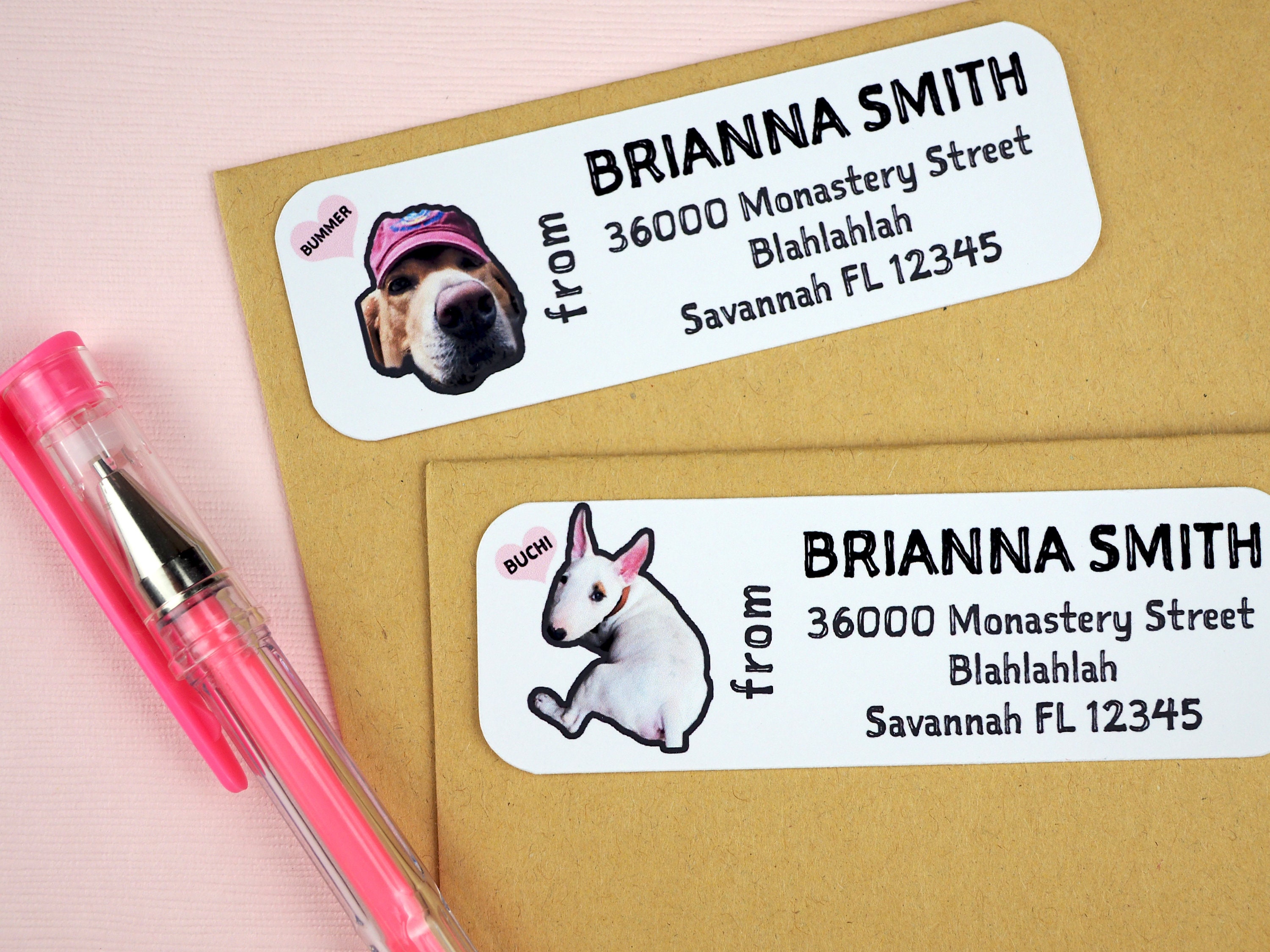28 Address Labels for Pet Lovers Personalized Mailing Label Etsy UK