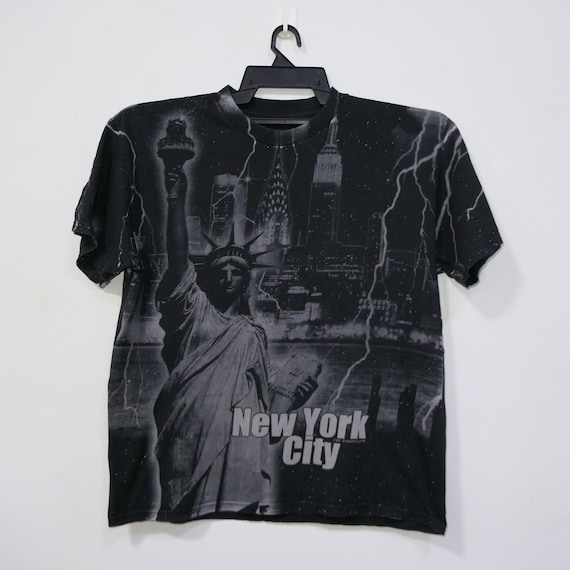 Vintage 90's New York Statue Of Liberty Thunder St