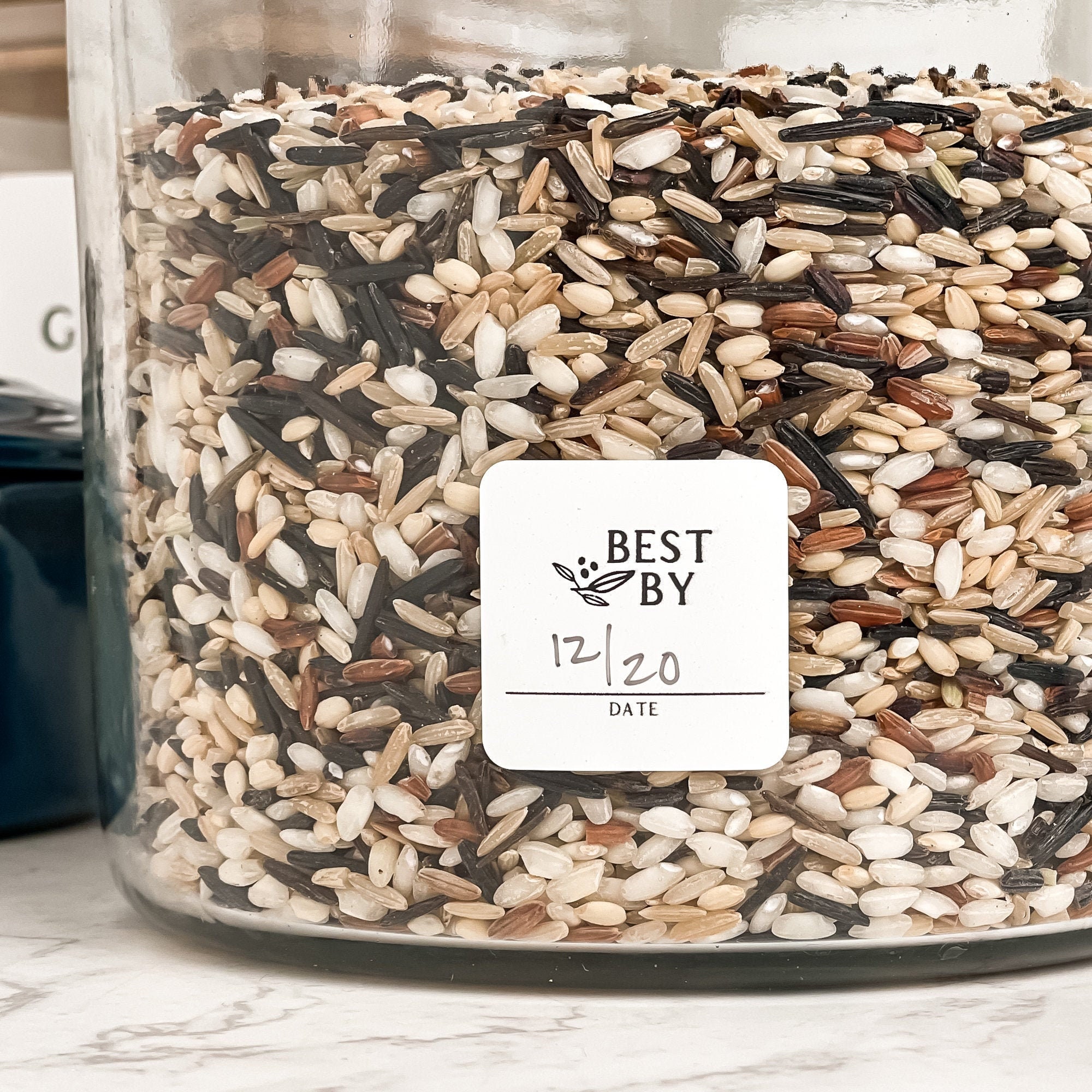 Kitchen Storage Expiration Date Labels Farmhouse Kitchen Etsy