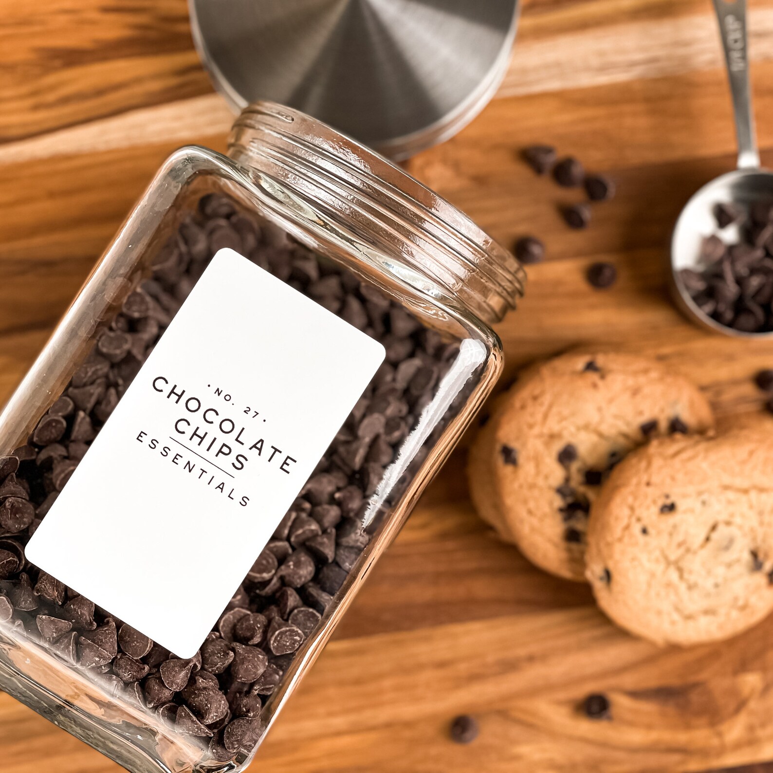 Simply Modern Pantry Essentials Labels Custom Pantry Labels | Etsy