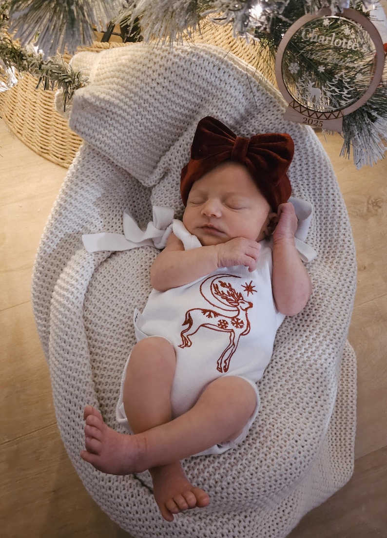 Personalised First Christmas Ornament - 1st Christmas - My First Christmas - Snowglobe - Custom Christmas Ornament - Personalized Bauble image 3