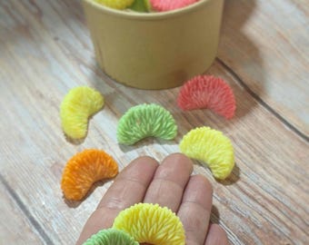 Handmade Citrus Scented Soy Wax Melts | Summer Wax Melts | Fragranced Wax Melts Gift | Lemon Orange Lime Grapefruit Wax Melts