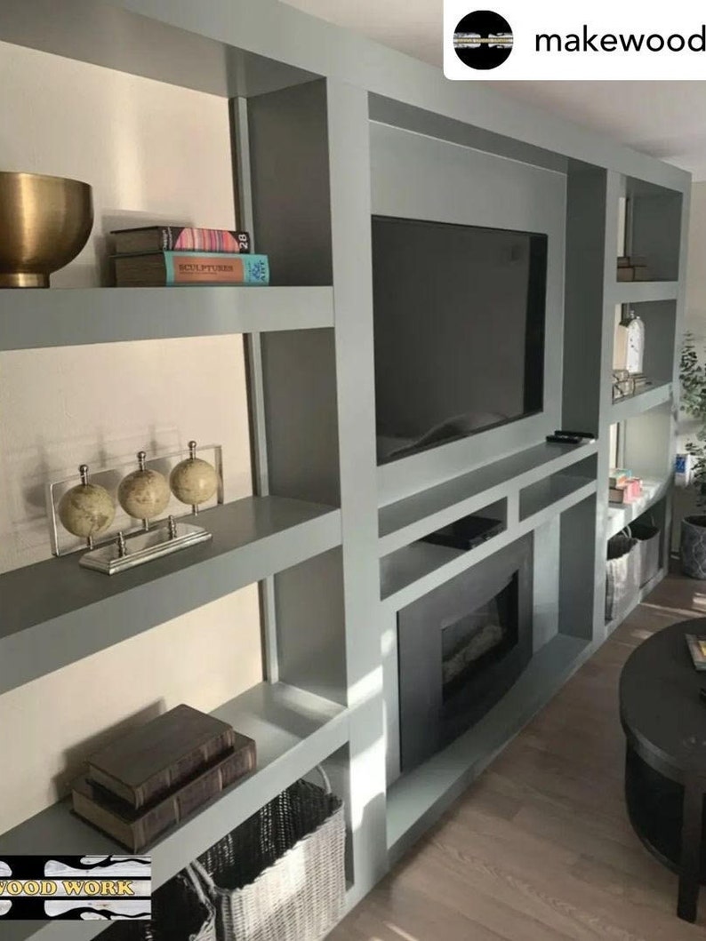 Bespoke TV Unit Custom Made to Order Media Wall Unit Etsy UK