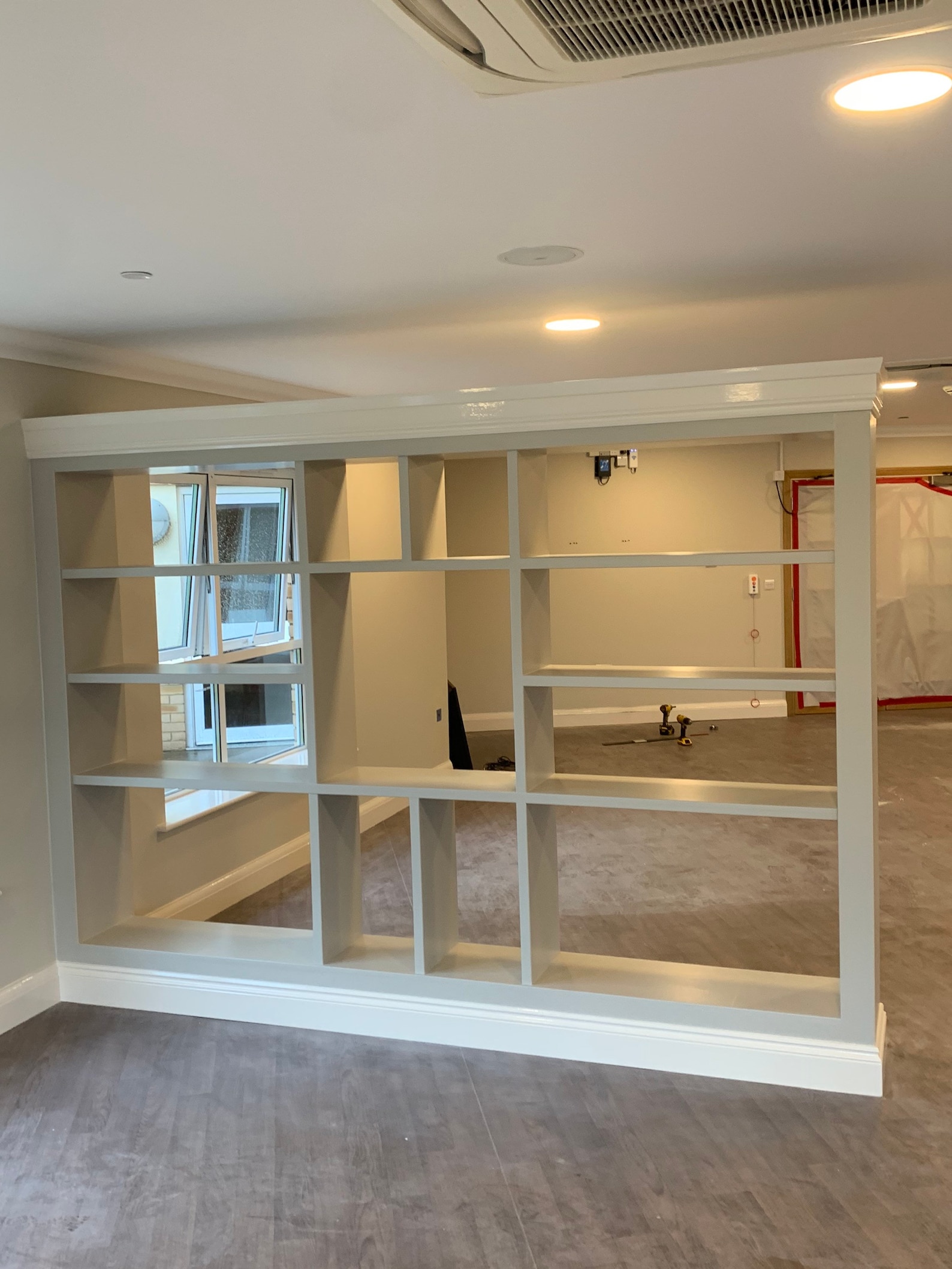 Wooden Room Divider, Wall Partition, Shelving Unit, Storage Solution ...