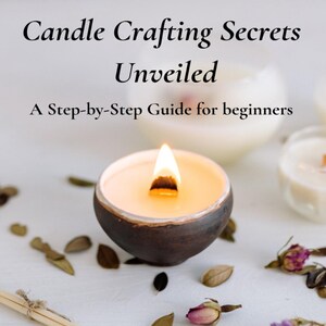 CANDLE MAKING BOOK| Candle Crafting Book| Books on Candle Making| learn Candle Making|