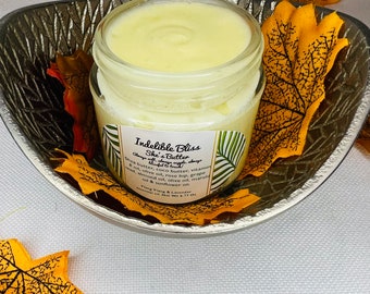 All natural organic body butter! Made intentionally to nourish,heal and hydrate your skin! Anniversary gift, birthday gift, self care gift.