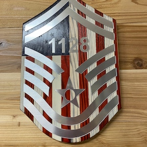 Air Force Rank Stripe Wall Plaque