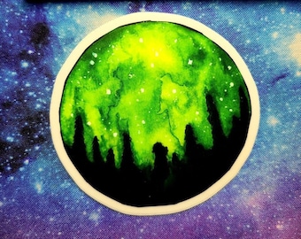 Forest Green Of Wonder Watercolor sticker