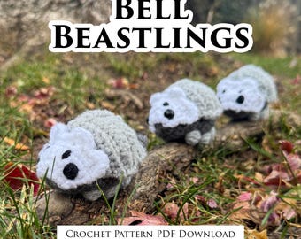 Bell Beastling Crochet Pattern PDF DIGITAL PATTERN - Hollow Knight Silksong Plush Low Sew