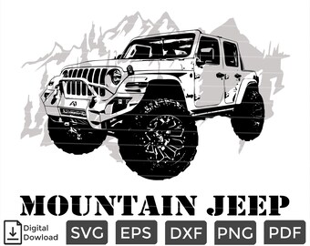 Free Free 317 Jeep Mountain Svg SVG PNG EPS DXF File