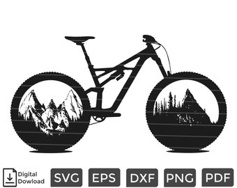 Free Free 162 Mountain Bike Svg SVG PNG EPS DXF File