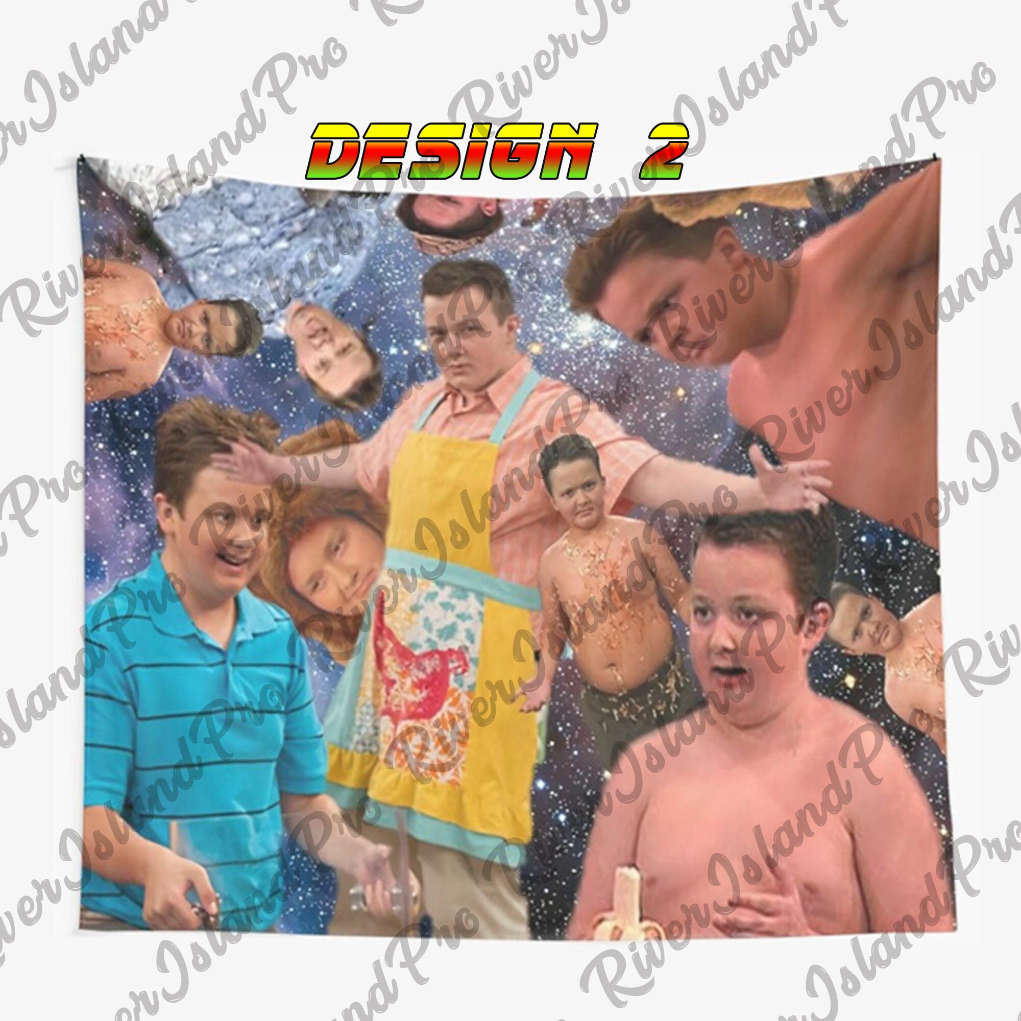 Gibby from iCarly Tapestries Gibby Collage Tapestry Gibby Etsy