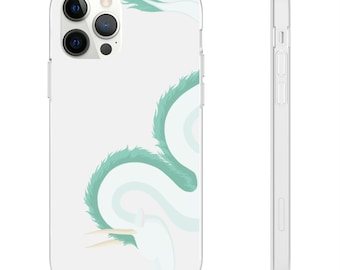 Spirited Away Haku Inspired Frosted Phone Case - iPhone 12 Pro/Pro Max, iPhone 11/Pro/Pro Max, iPhone X/XS/XS Max and more