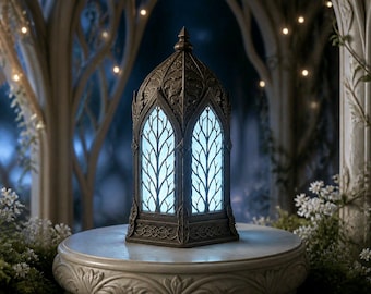 Elfen inspirierte Lampe V2 Netz USB mythisch magische Gothic Lampe Okkultes Licht