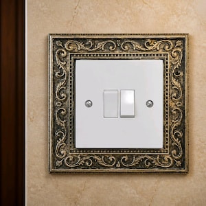 Gothic design 2 light switch around gothic wall decor