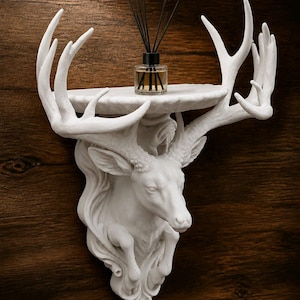 Whitetail Deer Wall Shelf - themed decorative shelf