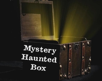 Caixa Misteriosa do Espírito — Caixa Assombrada Misteriosa, com Curadoria de uma Médium e Guardiã de Objetos Assombrados V3