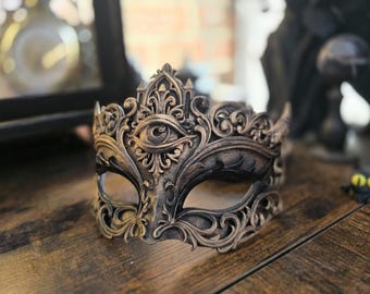 Oracle's Masque - The Third Eye Awakening Wearable masquerade mask gothic cosplay dress up