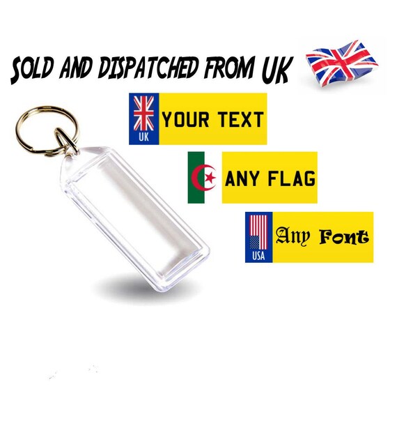 Personalised Number Plate Keyring ANY Name Numberplate Key Etsy UK
