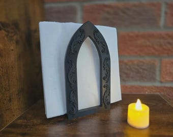Gothic Cathedral themed Napkin Holder hauntingly beautiful