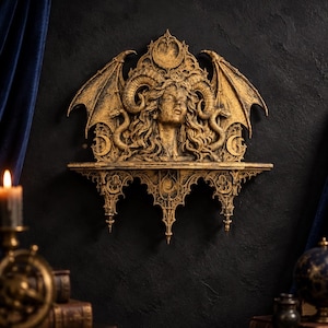 Stunning Gothic Lilith worship offering wall mounted UK SELLER