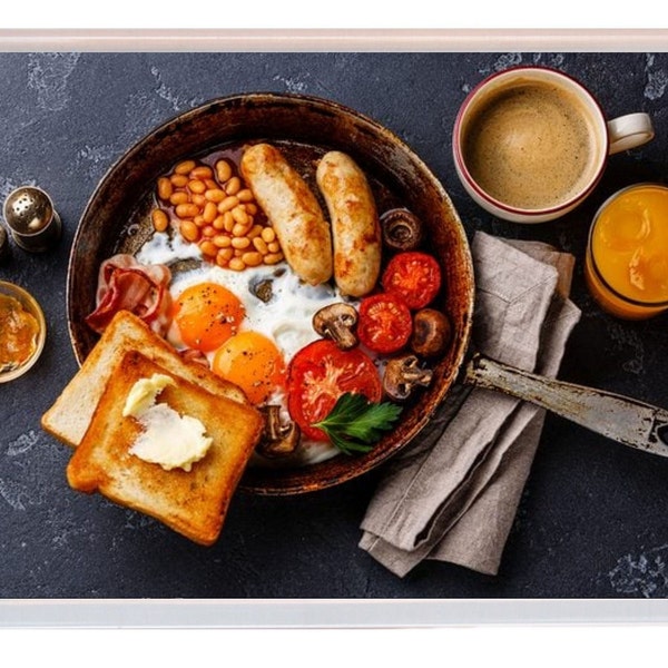 Full English Breakfast Jumbo fridge magnet Novelty Kitchen Gift / Keepsake / Ref 3