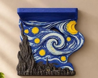 Starry Night Shelf decorative shelf 3D stunning UK SELLER