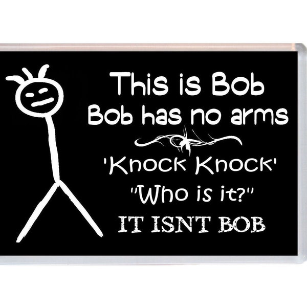 This is Bob Large Jumbo fridge magnet Funny Novelty Kitchen Gift / Keepsake