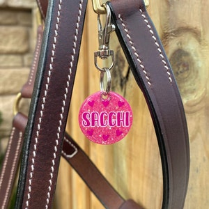 Custom Equine Halter Tags | Equine Blanket Tags | Equine Bridle Tag | Horse ID Tags | Personalized Name Tag | Horse Tack | Resin Tag | Gift