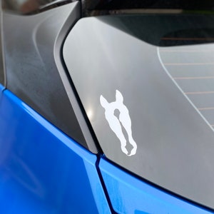 Custom Horse Silhouette Decal | Custom Vinyl Sticker | Car Horse Decal | Laptop Stickers | Custom Horse Markings