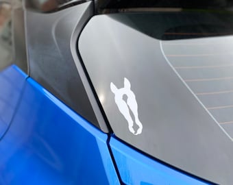 Custom Horse Silhouette Decal | Custom Vinyl Sticker | Car Horse Decal | Laptop Stickers | Custom Horse Markings