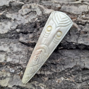 Norse God Odin talisman, Wotan Figurine. Scandinavian God Odin Amulet. Allfather art. Nordic. Pagan. Asatru. Viking.  Ingwaz - hand carved