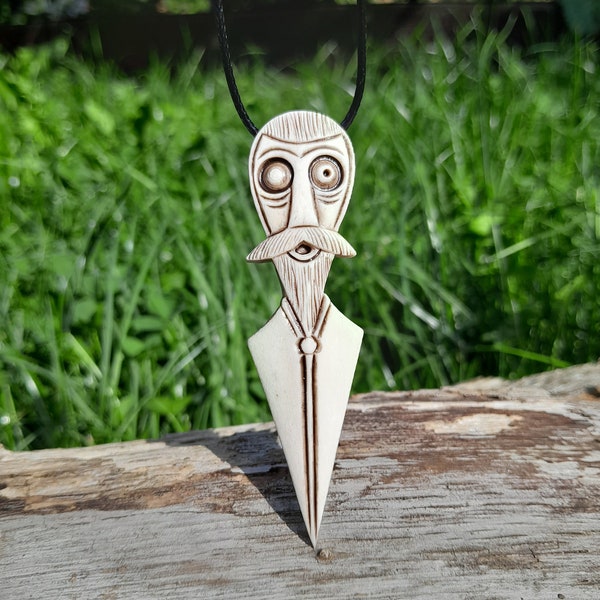 Odin's Spear Head amulet. Gungnir Viking pendant. Arrowhead necklace. Norse mythology. Nordic arrow jewelry. Warrior talisman - hand-carved