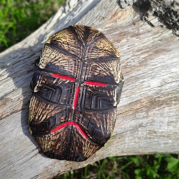 Handmade Primitive druid mask. Shaman ritual Mask. Pagan Face Mask. Witchy.