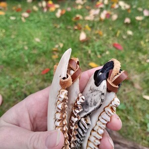 Viking heritage pendant carved from genuine bone