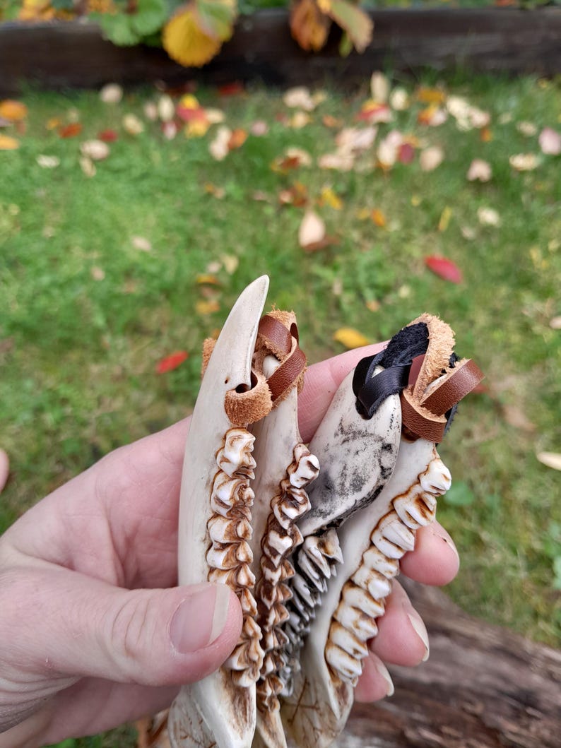 Viking heritage pendant carved from genuine bone