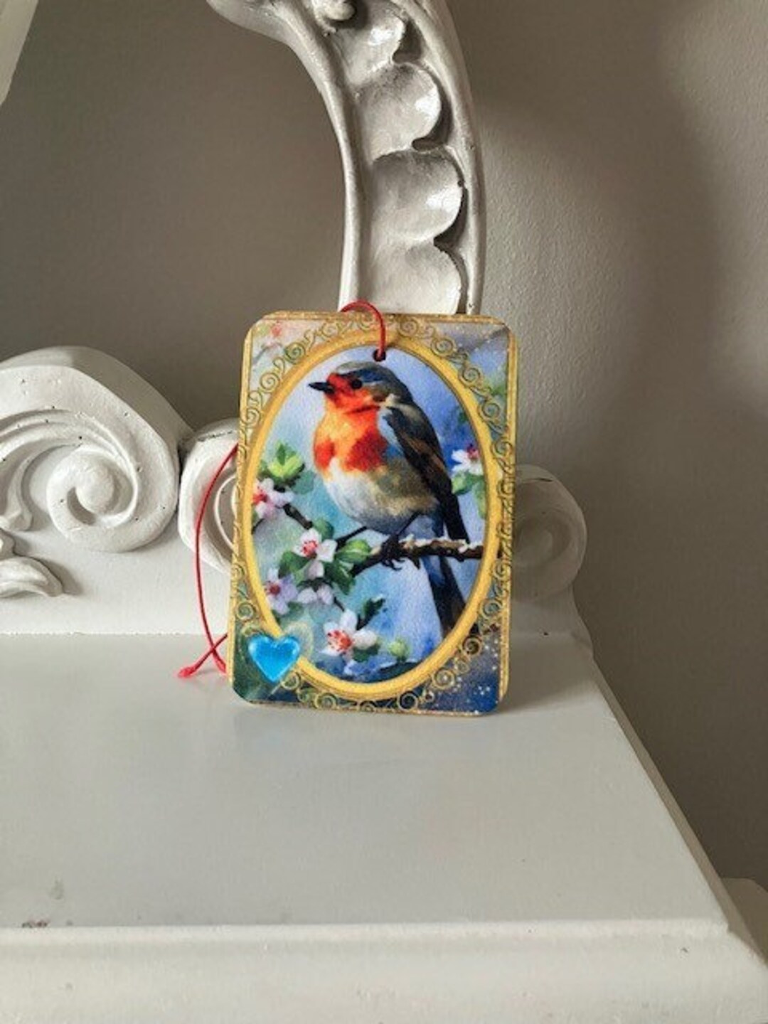 Robin Car Air Freshener Bird Air Freshener Song Bird Gift Nature Lovers