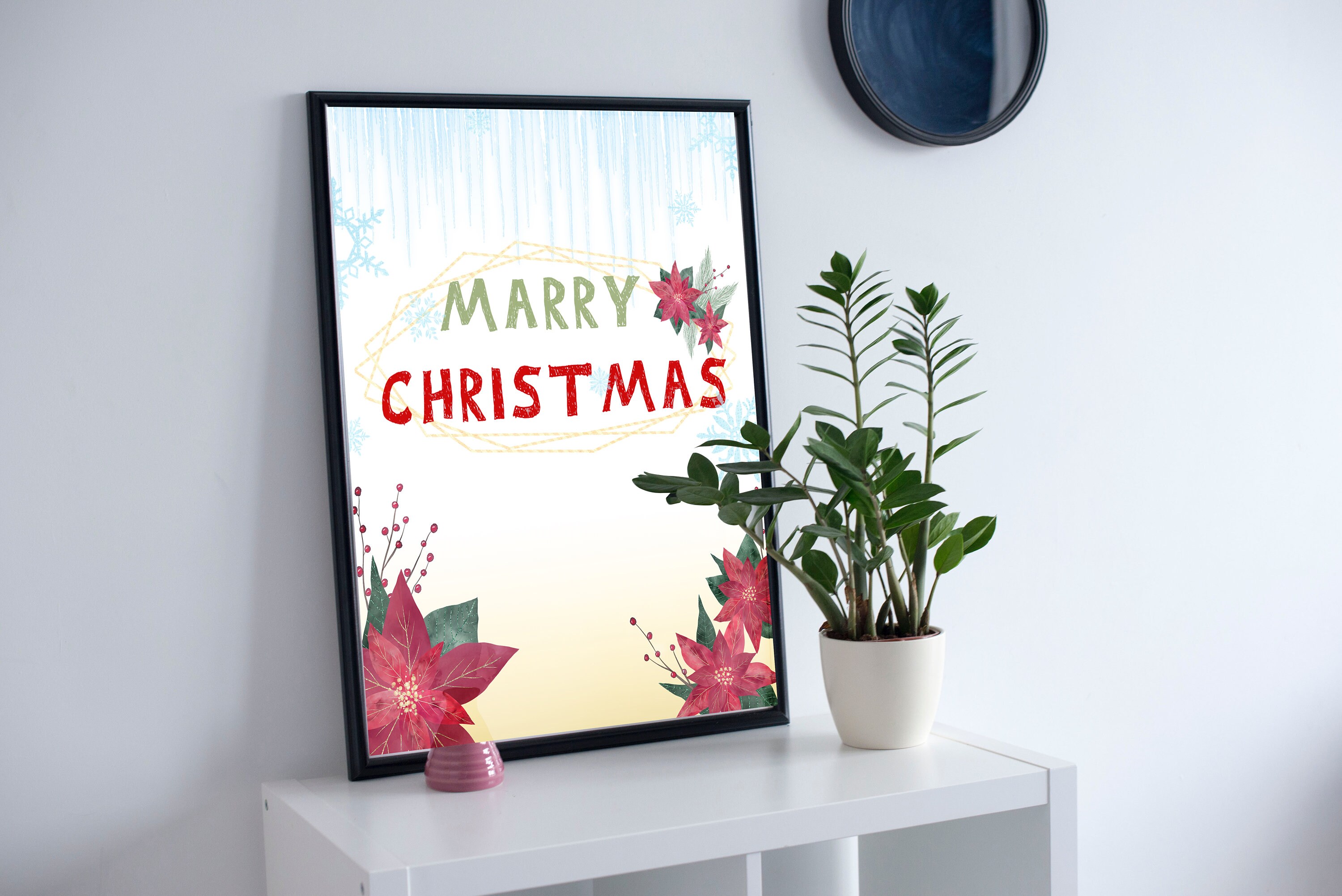 Christmas Wall Printables,christmas Wall Art,christmas Decor,printable