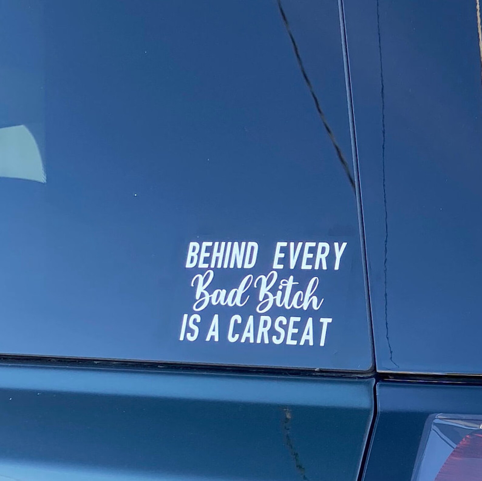 Baddie Car Seat Car Decal Etsy