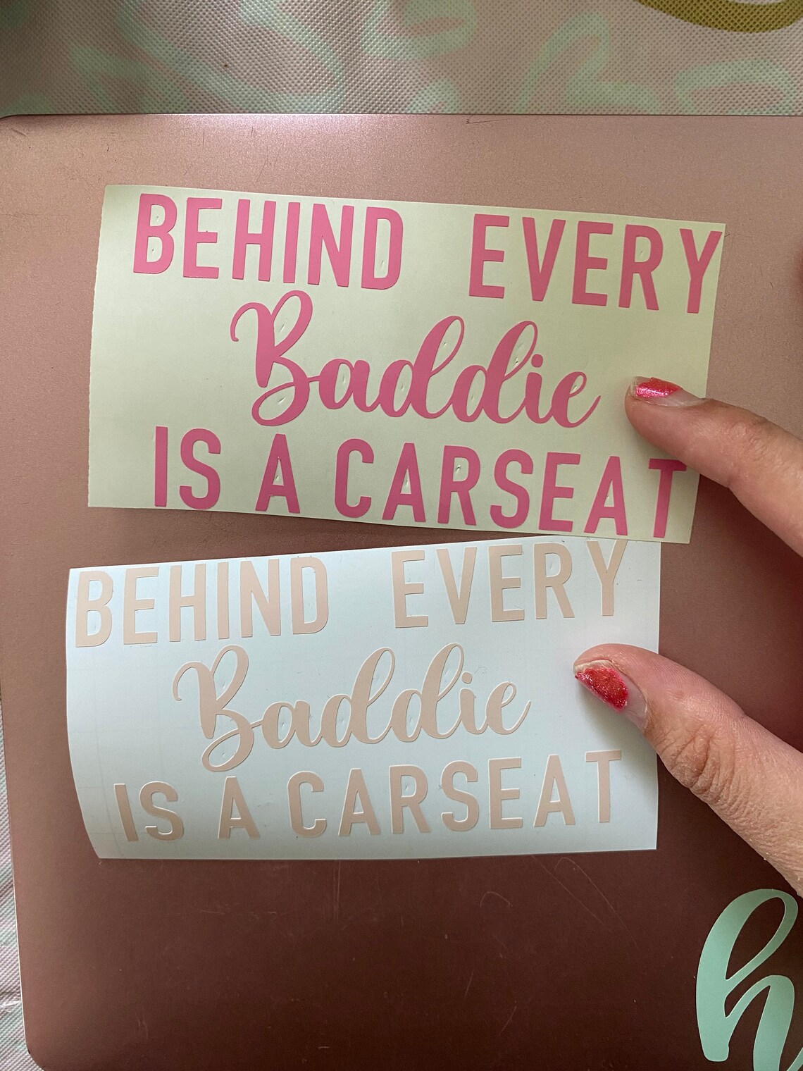 Baddie Car Seat Car Decal Etsy