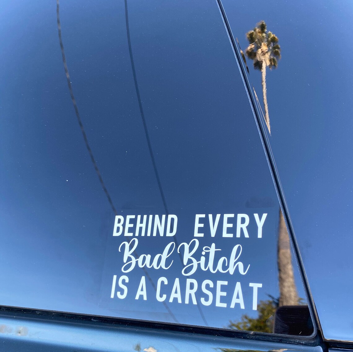 Baddie Car Seat Car Decal Etsy