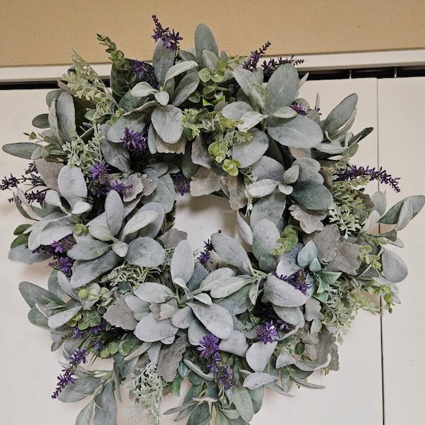 Lambs Ear Wreath Etsy