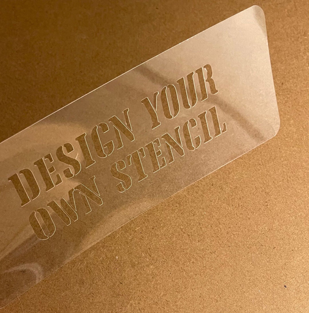 Mylar Signs Custom Mylar Stencil | Personalized Image, Text, Logo Painting Tool - Etsy