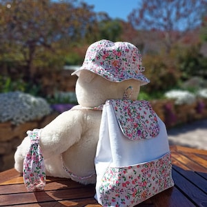 Sac à dos, sac à doudou, sac à goûter, liberty