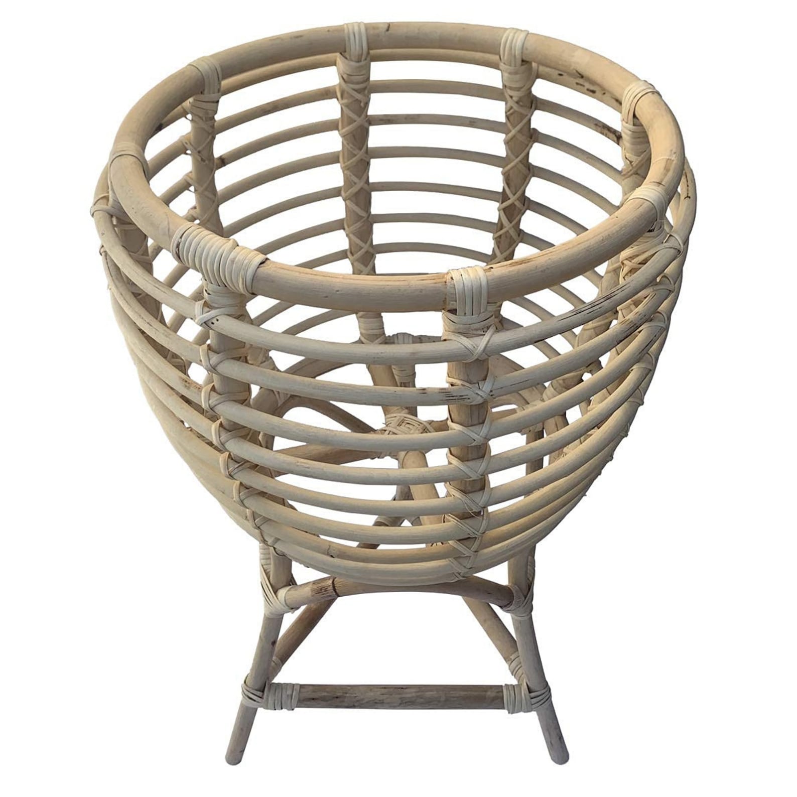 36 Rattan Plant Stand XL Large Natural Handmade Plant Etsy