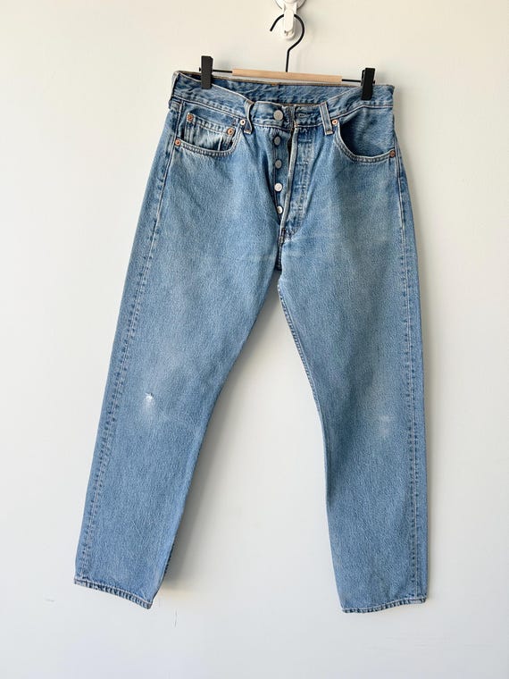 Levi's 501 ストレートデニム W29 L31 W29 L31 Levis 501 Vintage Levi's Medium Blue Straight Leg Levi's