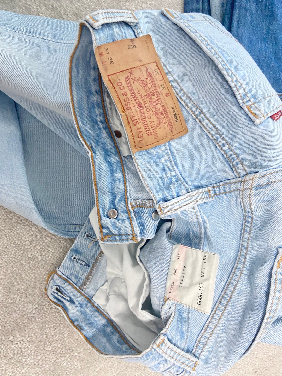 Vintage Levi's 501xx Jeans W29 L31 90s Vintage 501 Jeans