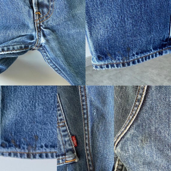W30 L30 Levis 501 Vintage 29-30” Measured Waist Dark Blue