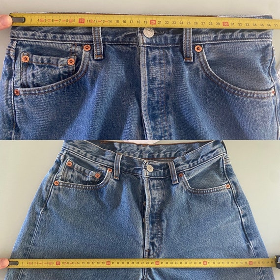 Levis 501 Jeans W28 L32 Blue Denim Blue Levi's Vintage 501 - Etsy